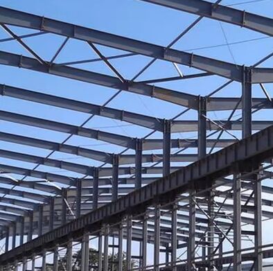 Struktur Rangka Baja yang Dirancang Khusus Bangunan Prefabrikasi Industri Bengkel Pabrik Pabrik Gudang Penyimpanan Hangar