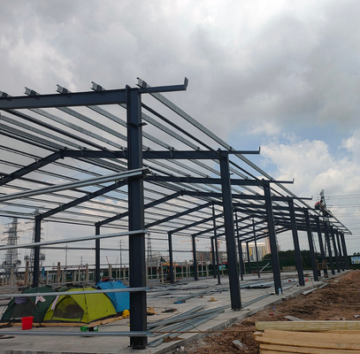 Anti-Corrosion Prefabricated Steel Structure Building Industrial Workshop & Warehouse with Sandwich Panels